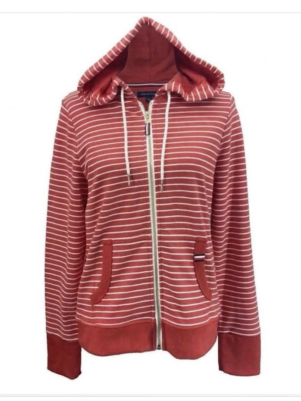 Tommy Hillfiger Striped Zip-Up Hoodie